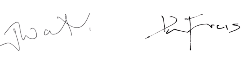 Founders' Signatures